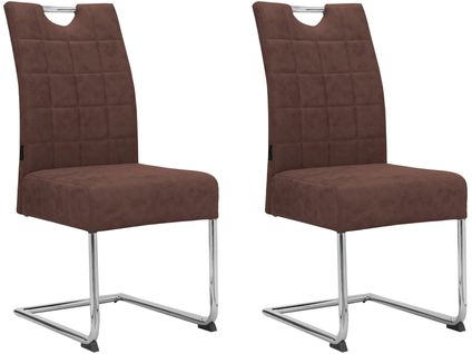 Osaka-chaise De Salle à Manger 2 Pack Marron