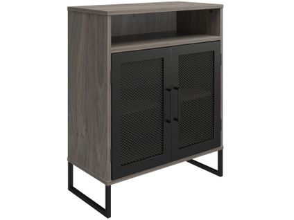 Purdue - Buffet Avec 2 Portes En Effet Chêne Gris