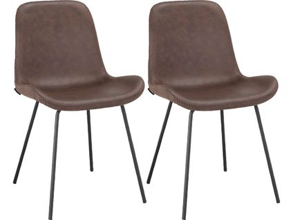 Reina-chaise De Salle à Manger 2 Pk Brown