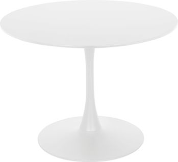 Yazoo - Table à Manger En Mélaminé Blanc 4 Personnes D100
