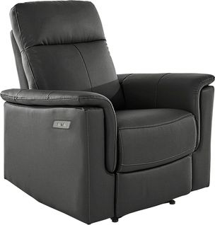 Southbrook-fauteuil Inclinable Électrique En Pu Gris