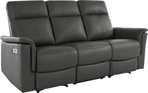 Southbrook-canapé 3 Places Électrique Gris Pu