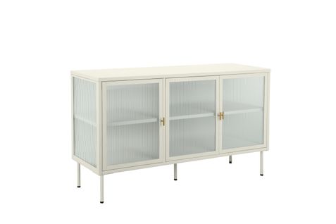 Rosalie-bahut à 3 Portes En Métal Crème