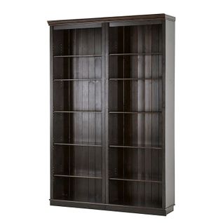 Anita-bibliothèque En Pin Marron Foncé