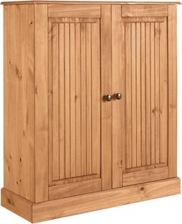 Mille - Buffet Haut Avec 2 Portes En Pin Teinté