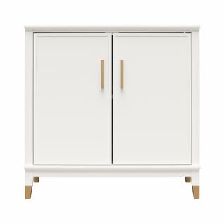 Westerleigh - Armoire Avec 2 Portes En Effet Bois Blanc
