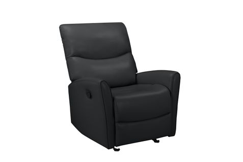 Chesley-fauteuil Inclinable Manuel En Pu Noir