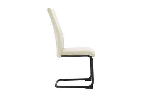 Sia-chaises De Salle à Manger En Velours Crème 2 Packs