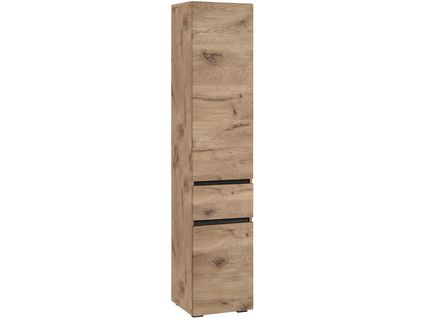 Wisla -colonne Avec 1 Tiroir Et 2 Portes Aspect Chêne