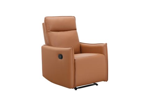 Lugo-fauteuil De Relaxation Manuel En Pu Couleur Cognac