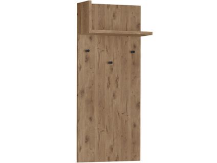 Kosmo - Panneau Avec 1 Étagère En Mdf Aspect Chêne