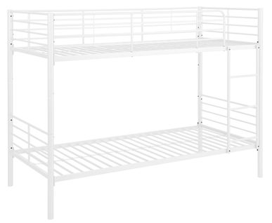 Rosie - Lit Superposé 90 Métal Blanc 200x90