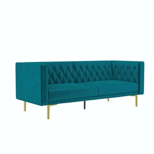 Marseille-canapé 3 Places En Velours Vert