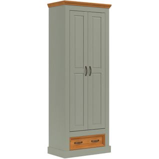 Selma-armoire à 2 Portes Et 1 Tiroir, Couleur Pin Vert