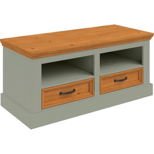 Selma-banc à 2 Tiroirs Vert Pin