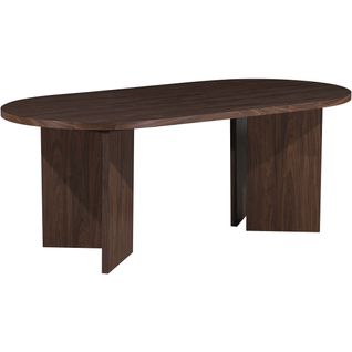 Wigan-table De Salle à Manger 200x100 Cm 10 Couverts Aspect Noyer