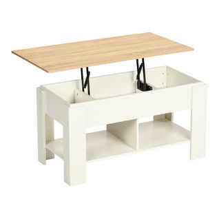 Table D’appoint Compacte Avec Rangement Intégré