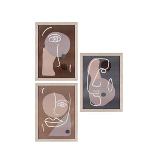 Lot De 3 Cadres En Bois