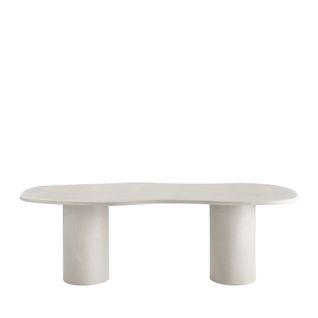 Table à Manger 10 Personnes Organique Effet Béton