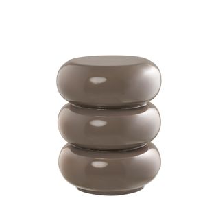 Table D'appoint Ronde En Fibre De Verre 35.5x35.5cm