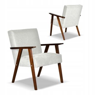 Fauteuil Style Prl Rétro-vintage Soler Velours Gris Angel