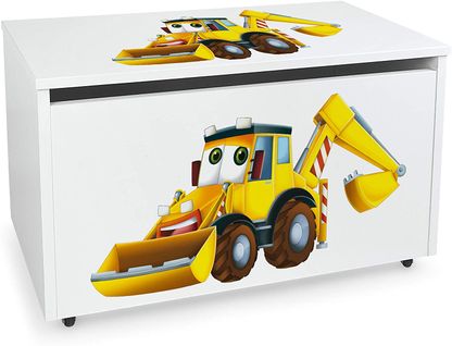 Coffre à Jouets XXL Sur Roulettes: Mr. Excavateur