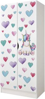 Armoire Blanche Deux Portes Roma - La Licorne