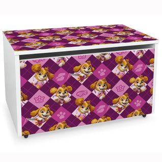 Coffre De Rangement Pour Enfants - Paw Patrol : La Pat' Patrouille - Dimensions: L 71 X P 40 X H 49