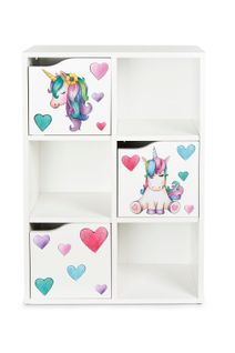 Kubico Slim –  Licorne- Étagère Colorée Pour Enfants,  Élégant Et Fonctionnel