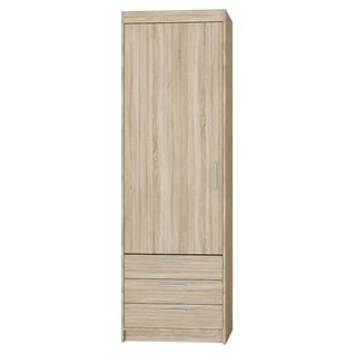 Armoire 1 Porte 3 Tiroirs Storicos Imitation Chêne Sonoma L.59,9 Cm - Design Moderne