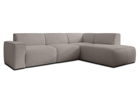 Canapé D'angle Droit En Tissu Didim L 292/220/78 Cm - Beige