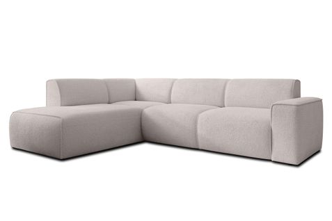 Canapé D'angle Gauche En Tissu Didim L 292/220/78 Cm - Taupe