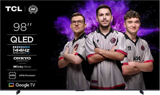 98qled810k - TV Qled 98 (249 Cm) - 4k Uhd 3840x2160 - 144 Hz - Dolby Vison Iq - Google TV  - 4xhdmi