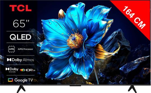 Téléviseur QLED 65" (165 Cm) - 4k Uhd 3840x2160 - Hdr10+ - Android TV - 3xhdmi 2.1 - Wifi - 65t69c