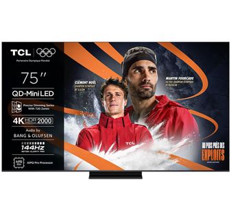 Téléviseur MiniLED 75'' 191 cm TCL 75MQLED80K