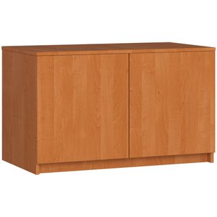 Surmeuble Pour Armoire S90 Aulne 90 Cm 2 Portes Façade Aulne 2 Étagères 90x51x55 Cm