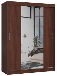 Akord Armoire Coulissante Wengé 150x60x200