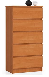 Akord Dressoir 5 Tiroirs Aulne 60x40x121