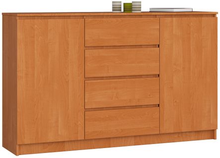 Akord Buffet 2 Portes 4 Tiroirs Aulne 160x40x99