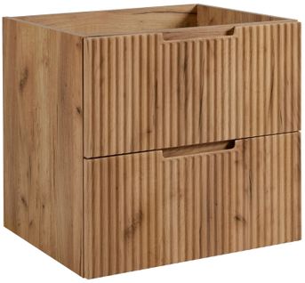 Meuble De Salle De Bain Suspendu Sous Vasque Vena Chêne 60 Cm