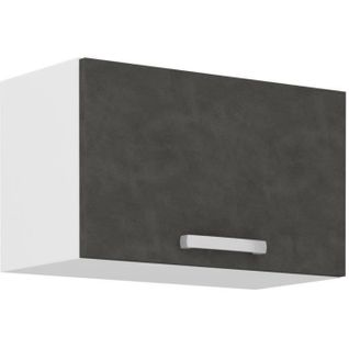 Meuble Hotte Porte Basculante - Gris Mat - L 60 X 31,6 X H 36 Cm - Lassen