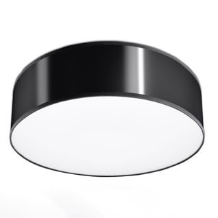 Plafonnier Pvc Noir E27 2 Arena
