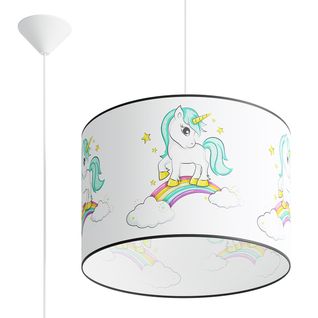 Suspension Pvc Multicolore E27 1 Licorne 40
