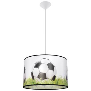 Suspension Pvc Blanc/noir/vert E27 1 Football C40