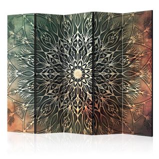 Paravent 5 Volets "center Green" 172x225cm