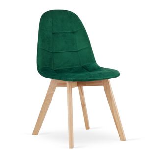 Chaise Bora - Velours Vert Foncé X 1 60x40x50