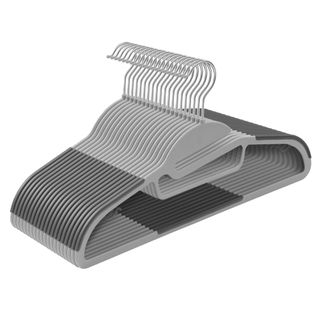 Cintres Plastique Gris, Lot De 20 - 39x7x32