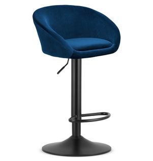 Hoker East - Velours Bleu Marine/base Noire 49x35x47