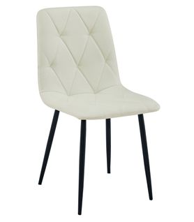 Chaise Libra - Beige Tissu/pieds Noirs X 1 61x41x52