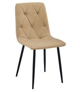 Chaise Libra - Marron Tissu/pieds Noirs X 1 61x41x52